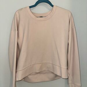 Athleta Women's Pink Crewneck Sweatshirt